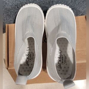 Jack & Lily Gray Kids Sneakers